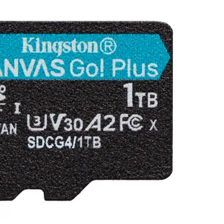Kingston Technology 1TB microSDXC Canvas Go Plus Gen4 200R A2 U3 Einzelpaket ohne ADP Kingston Technology 1TB microSDXC Canvas Go Plus Gen4 200R A2 U3 Einzelpaket ohne ADP