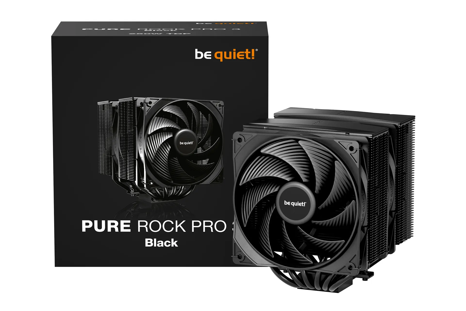 be quiet! Pure Rock Pro 3 Black Prozessor Luftkühlung 12 cm Schwarz 1 Stück(e) – Bild 5
