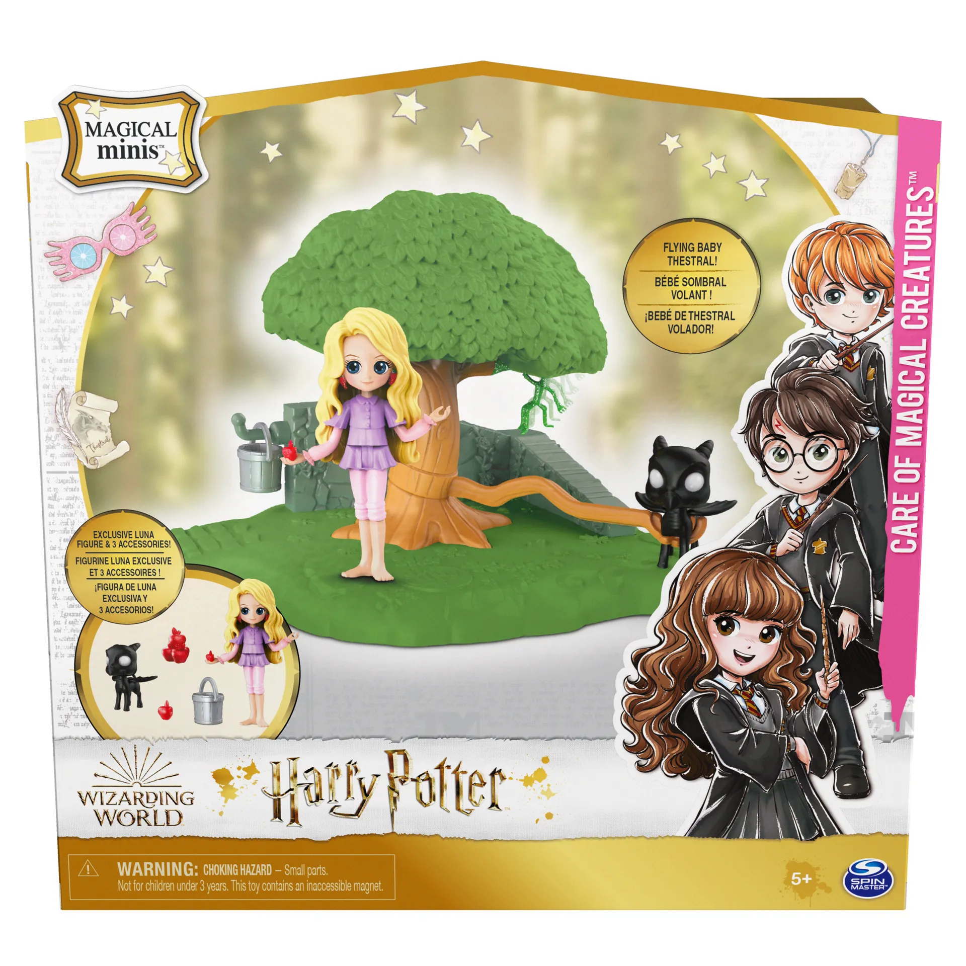 Wizarding World Harry Potter - Hogwarts Pflege magischer Geschöpfe Spielset mit exklusiver Luna Lovegood Sammelfigur – Bild 2