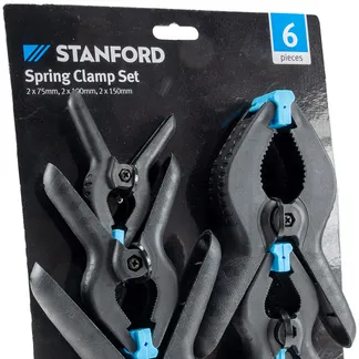 Montageklemmenset 6-teilig je 2x 10/12/17cm Montageklemmenset 6-teilig je 2x 10/12/17cm