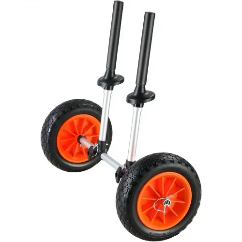 VEVOR Kajakwagen 252x670x605mm Kanuwagen bis 127kg belastbar Surfwagen Aluminiumlegierung 20cm Gummiräder 110-455mm Einstellbar Für Bootswagen Kajak Kanu Transportwagen Trolley Surfwagen Bootstrailer – Bild 10