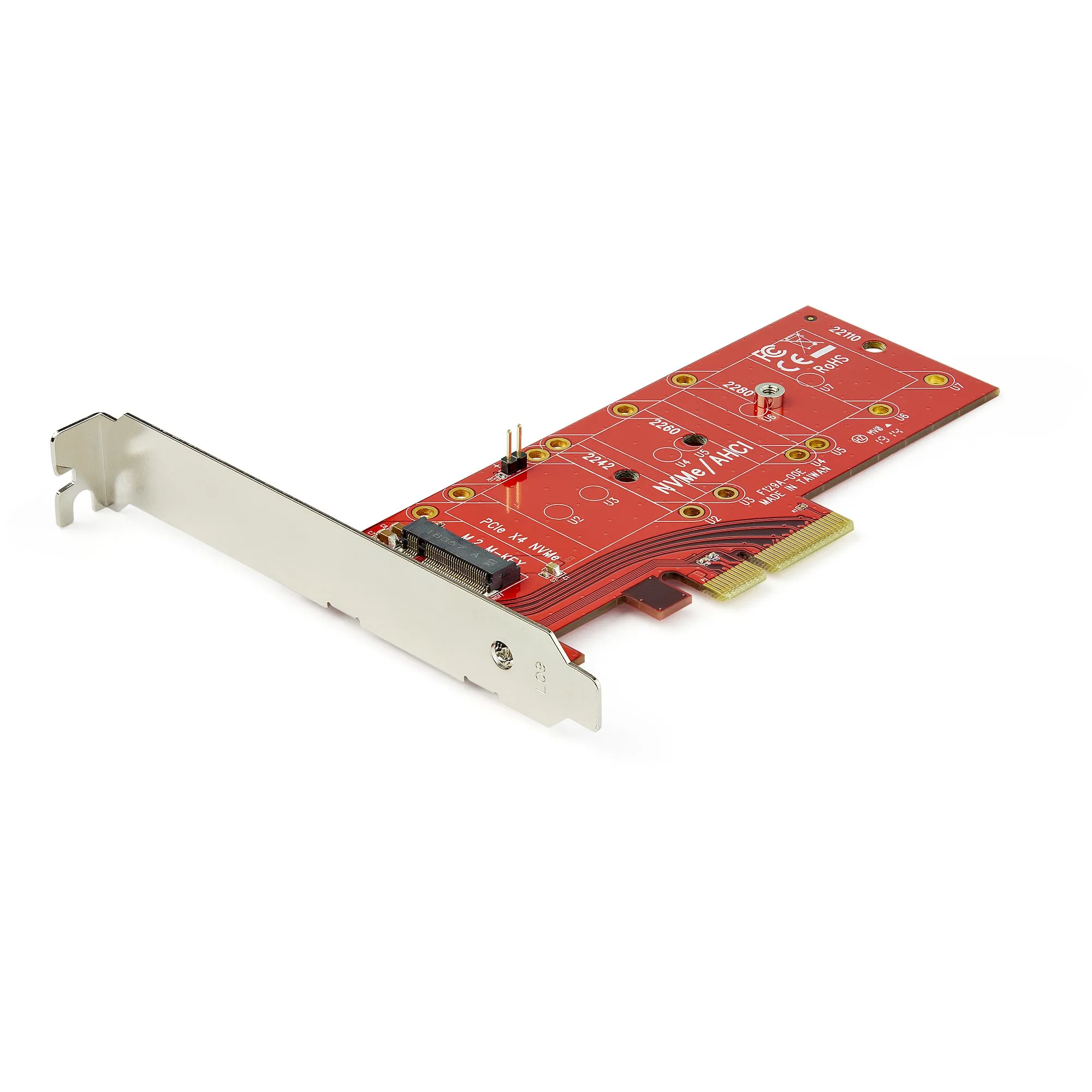 StarTech.com M2 PCIe SSD Adapter – x4 PCIe 3.0 NVMe / AHCI / NGFF / M-Key – Niedrigprofil und Vollprofil – SSD PCIe M.2 Adapter StarTech.com M2 PCIe SSD Adapter – x4 PCIe 3.0 NVMe / AHCI / NGFF / M-Key – Niedrigprofil und Vollprofil – SSD PCIe M.2 Adapter
