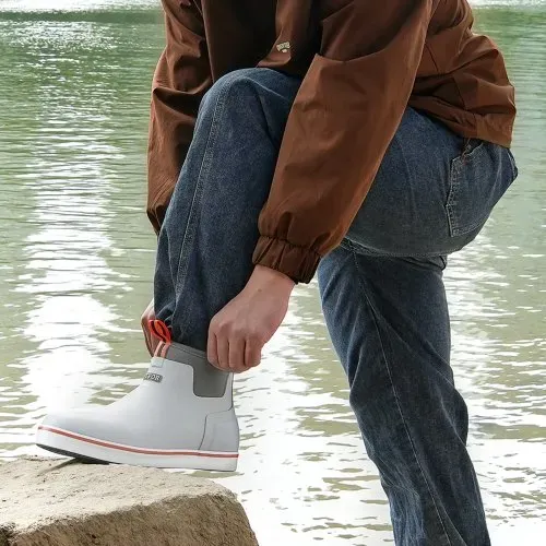 VEVOR Knöchelstiefel, Regenstiefel, Gummi-Arbeitsschuhe für den Außenbereich, Schutzschuhe, isolierte Schlammstiefel, ideal zum Wandern, Angeln, Jagen oder für die Gartenarbeit, Größe 12 US – Bild 7