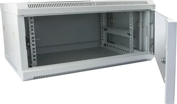 ALLNET 19"Wandgehäuse, 4HE, 1-teilig, T600mm, Lichtgrau, SMC-Serie, – Bild 2
