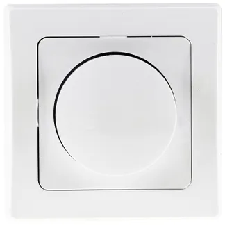 DELPHI Dimmer für elektronische Trafos 250V~/ 300W, inkl. Rahmen, UP, weiß DELPHI Dimmer für elektronische Trafos 250V~/ 300W, inkl. Rahmen, UP, weiß