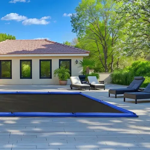 VEVOR Pool Beschwerungssack, 12 Packungen à 238 cm, 0,4 mm dicke PVC-Säcke mit Gewichten mit auslaufsicherem Schraubverschluss, Wassersäcke zur Befestigung von Poolabdeckungen im Winter, blau – Bild 7