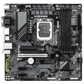 GIGABYTE B760M DS3H GEN5 Mainboard – Unterstützt Intel Core Prozessoren der 14. Generation, digitales VRM mit 6+2+1 Phasen, bis zu 5600 MHz DDR5, 2 x PCIe 4.0 M.2, 2.5GbE LAN, USB 3.2 Gen2 GIGABYTE B760M DS3H GEN5 Mainboard – Unterstützt Intel Core Prozessoren der 14. Generation, digitales VRM mit 6+2+1 Phasen, bis zu 5600 MHz DDR5, 2 x PCIe 4.0 M.2, 2.5GbE LAN, USB 3.2 Gen2