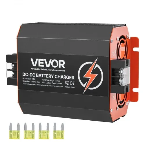 VEVOR 12 V 40 A DC/DC-Batterieladegerät, 500 W, für Blei-Säure-, Lithium-, AGM-, GEL- und Nassbatterien, intelligentes mehrstufiges Laden, für Wohnmobile, Nutzfahrzeuge, Boote, Yachten VEVOR 12 V 40 A DC/DC-Batterieladegerät, 500 W, für Blei-Säure-, Lithium-, AGM-, GEL- und Nassbatterien, intelligentes mehrstufiges Laden, für Wohnmobile, Nutzfahrzeuge, Boote, Yachten