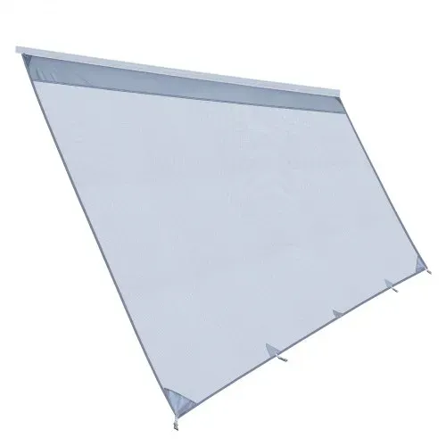 VEVOR Sonnenschutz (2 x 4,3 m) für Markisen (4,5 m), Markisen-Vorderwand aus Polyester-Netzgewebe, Doppelt Genähter & Atmungsaktiver Sichtschutz für Wohnmobil, Camping & Wohnwagen – Bild 9