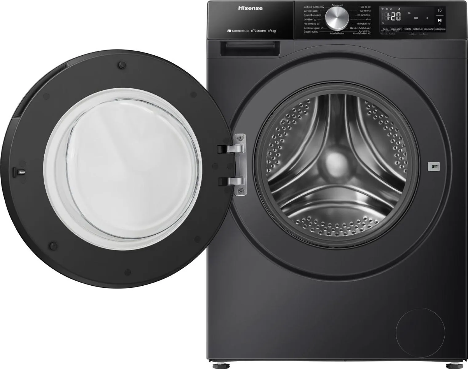 Hisense Waschtrockner - WD3S8043BB3 RAL9005 – Bild 3