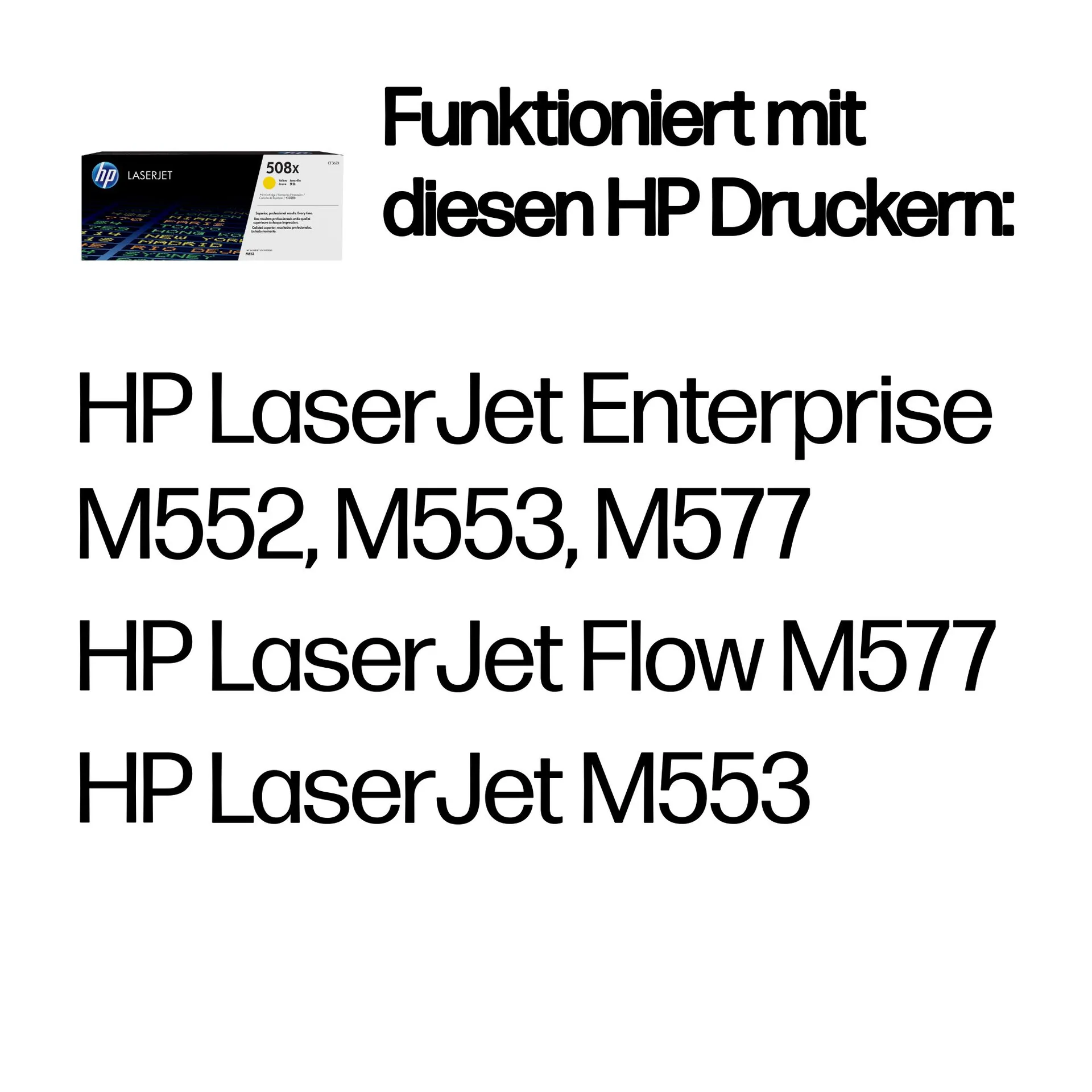 HP 508X Gelb Original LaserJet Tonerkartusche mit hoher Reichweite – Bild 2