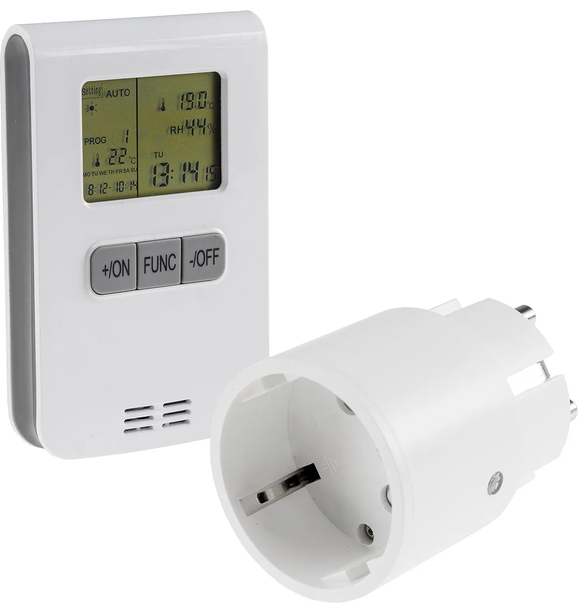 Funk-Thermostat SET „Pilota Casa“ IP20, max. 70m, max. 2300W Funk-Thermostat SET „Pilota Casa“ IP20, max. 70m, max. 2300W