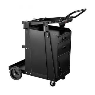 VEVOR Mobiler Werkstattwagen, Schweißwagen mit 2 Schubladen & abschließbarem Schrank, 158 kg Gewichtskapazität, 360° schwenkbare Räder, Schweißgerätewagen für MIG-Schweißgerät, Plasmaschneider VEVOR Mobiler Werkstattwagen, Schweißwagen mit 2 Schubladen & abschließbarem Schrank, 158 kg Gewichtskapazität, 360° schwenkbare Räder, Schweißgerätewagen für MIG-Schweißgerät, Plasmaschneider