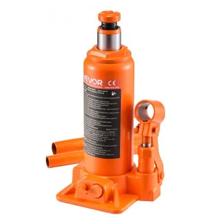 VEVOR hydraulischer Flaschenheber mit 6 t Kapazität, 195–375 mm Hubbereich, Flaschenwagenheber mit Schweißsystem für Auto Pickup SUV Autoreparatur, Stempelwagenheber Orange Wagenheber Hochleistung VEVOR hydraulischer Flaschenheber mit 6 t Kapazität, 195–375 mm Hubbereich, Flaschenwagenheber mit Schweißsystem für Auto Pickup SUV Autoreparatur, Stempelwagenheber Orange Wagenheber Hochleistung