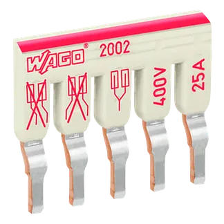 Schachtelbrücker WAGO, 5-fach, isoliert, hellgrau, 400V, 25A, Schachtelbrücker WAGO, 5-fach, isoliert, hellgrau, 400V, 25A,