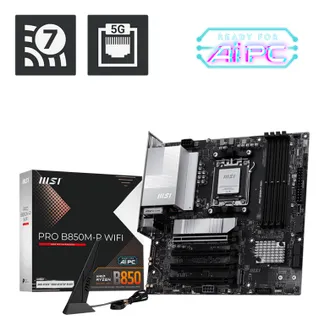 MSI PRO B850M-P WIFI AMD B850 Sockel AM5 micro ATX MSI PRO B850M-P WIFI AMD B850 Sockel AM5 micro ATX