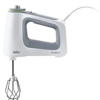 Braun MultiMix 5 HM 5137 Handmixer 750 W Grau, Weiß Braun MultiMix 5 HM 5137 Handmixer 750 W Grau, Weiß