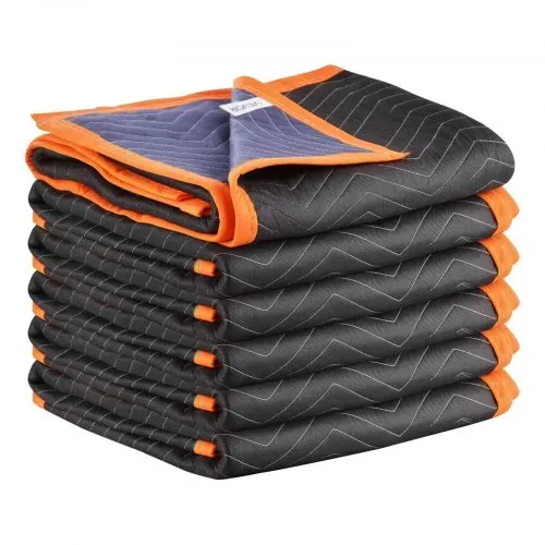 VEVOR Umzugsdecken, 6 Stk., 2032 x 1829 mm, Verpackungsdecke mit Baumwollfüllung, Möbeldecke, Lagerdecke mit Vliesstoff gepolsterte Packdecke zum Versenden, Verpacken & Schützen von Möbeln – Bild 8