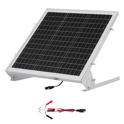 VEVOR 12V Monokristallines Solarpanel-Kit 20W, Batterieladegerät mit integriertem MPPT-Controller & verstellbarer Halterung, IP65 wasserdicht für Auto, Boot, Wohnmobil, Anhänger, Hausdach VEVOR 12V Monokristallines Solarpanel-Kit 20W, Batterieladegerät mit integriertem MPPT-Controller & verstellbarer Halterung, IP65 wasserdicht für Auto, Boot, Wohnmobil, Anhänger, Hausdach