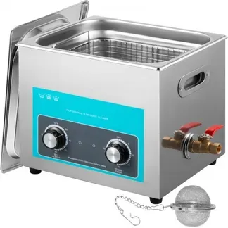 VEVOR Knob Control Ultrasonic Ultraschallreiniger 10L, Ultraschall Reinigungsgerät, Schmuckreiniger Ultraschall digitaler Ultraschallreiniger Ultraschallreinigungsgerät Brille Schmuck Reinigung VEVOR Knob Control Ultrasonic Ultraschallreiniger 10L, Ultraschall Reinigungsgerät, Schmuckreiniger Ultraschall digitaler Ultraschallreiniger Ultraschallreinigungsgerät Brille Schmuck Reinigung