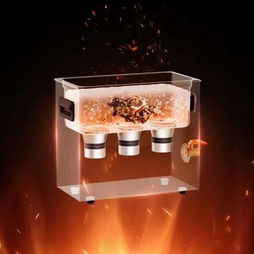VEVOR Ultraschallreiniger mit Heiztimer & Korb 6 L professionelle digitale Schallkavitationsmaschine, 180 W Reinigungsmaschine für Uhreninstrumente Brillen Münzen Metallteile Werkzeuge – Bild 7