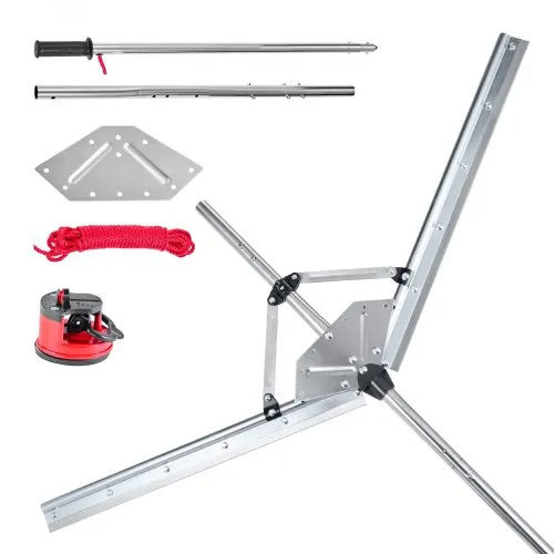 VEVOR Teichrechen, Wasser Unkrautrechen mit 1219 mm max. Schnittbreite, Stahlklingen, See-Unkrautschneider mit 9 m Nylonseil, Seerechen zum Entfernen von Rohrkolben, Schilf, Seerosenblätter VEVOR Teichrechen, Wasser Unkrautrechen mit 1219 mm max. Schnittbreite, Stahlklingen, See-Unkrautschneider mit 9 m Nylonseil, Seerechen zum Entfernen von Rohrkolben, Schilf, Seerosenblätter