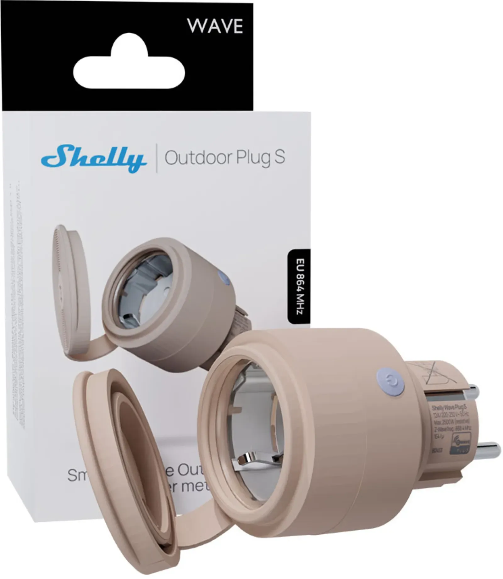 Shelly · Unterputz · "Wave Outdoor Plug S LR" · Z-Wave – Bild 3