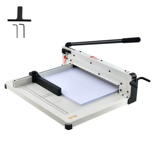 VEVOR Papierschneider manuelle Schneidemaschine (bis A3 Papier, 400 Blatt Kapazität), Papierschneidemaschine Hebelschneider, Guillotine-Schere für Papier höchste Präzision Büro Zuhause Schule VEVOR Papierschneider manuelle Schneidemaschine (bis A3 Papier, 400 Blatt Kapazität), Papierschneidemaschine Hebelschneider, Guillotine-Schere für Papier höchste Präzision Büro Zuhause Schule
