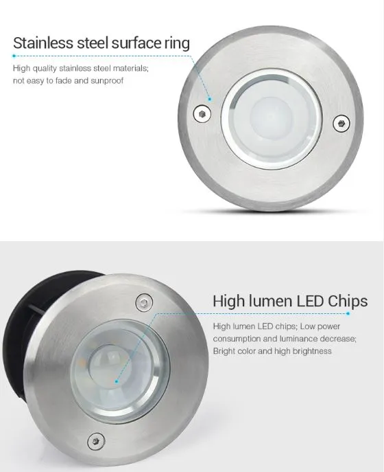 MiBoxer SYS-RD1 LED Subordinate Bodeneinbaustrahler 5W RGB-WW (RGB-CCT) mit Funk und WLAN – Bild 7