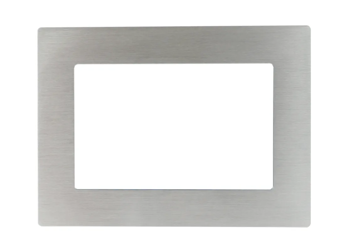 ALLNET Touch Display Tablet 10 Zoll zbh. Blende für Einbaurahmen, silber breit – Bild 3