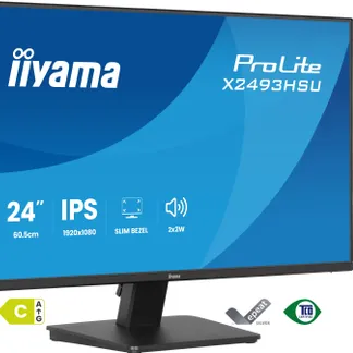 iiyama ProLite X2493HSU-B1 Computerbildschirm 60,5 cm (23.8″) 1920 x 1080 Pixel Full HD LED Schwarz iiyama ProLite X2493HSU-B1 Computerbildschirm 60,5 cm (23.8″) 1920 x 1080 Pixel Full HD LED Schwarz