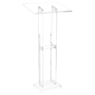 VEVOR Podiumständer Rednerpult (1265 mm) aus Acryl, tragbarer Laptop-Schreibtisch mit breiter Lesefläche & Ablagefläche & Buchstopper, bodenstehend, für Klassenzimmer Hochzeiten Konferenzen VEVOR Podiumständer Rednerpult (1265 mm) aus Acryl, tragbarer Laptop-Schreibtisch mit breiter Lesefläche & Ablagefläche & Buchstopper, bodenstehend, für Klassenzimmer Hochzeiten Konferenzen