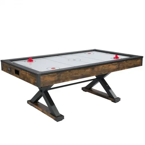 VEVOR Air Hockey Tisch (214 cm) mit 2 Pushern & 2 Pucks & elektronischem Punktezähler & X-förmigen Beinen, luftbetriebener Hockey-Spieltisch für Familienspielzimmer Partys Familientreffen Büro – Bild 10