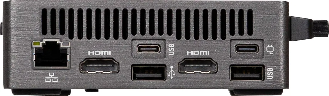 GIGABYTE BRIX Core Ultra 7 255H 2xDDR5 SO-DIMM 2HDMI 2USBC 0,46L Größe PC – Bild 4