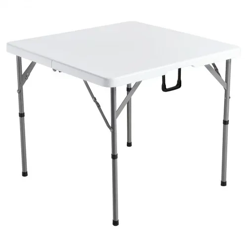 VEVOR Mahjong-Tisch, Klappbarer Kartentisch für 4 Spieler mit Verschleißfester Grüner Tischplatte, Tragbarer, Zweifach Quadratischer Dominotisch mit Tragegriff 86 x 86 x 74 cm Domino-Tisch – Bild 10