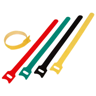 Wiederverwendbare Kabelbinder McPower, mit Klett, 20x200mm, 50er-Beutel, Kunststoff Wiederverwendbare Kabelbinder McPower, mit Klett, 20x200mm, 50er-Beutel, Kunststoff