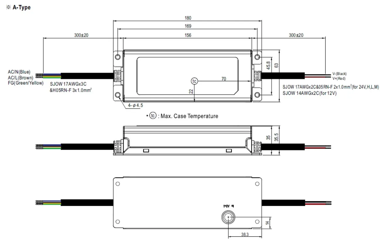MEAN WELL Netzteil - 24V 150W IP67 – Bild 2