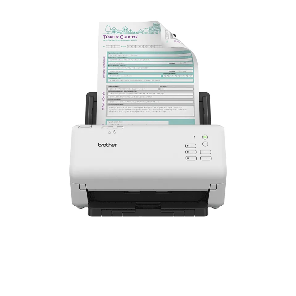 Brother ADS-4300N Scanner ADF-Scanner 600 x 600 DPI A4 Schwarz, Weiß Brother ADS-4300N Scanner ADF-Scanner 600 x 600 DPI A4 Schwarz, Weiß