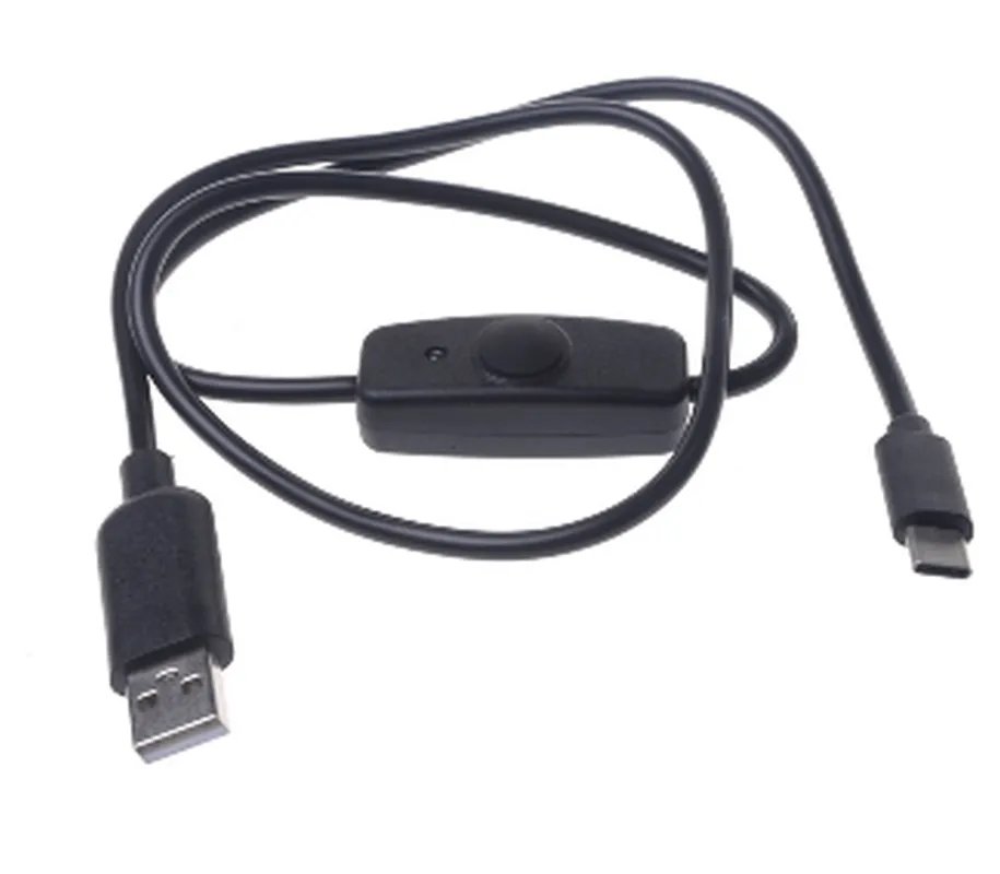 Rock Pi zbh. USB-A auf USB-C Strom-/Datenkabel mit Schalter Rock Pi zbh. USB-A auf USB-C Strom-/Datenkabel mit Schalter