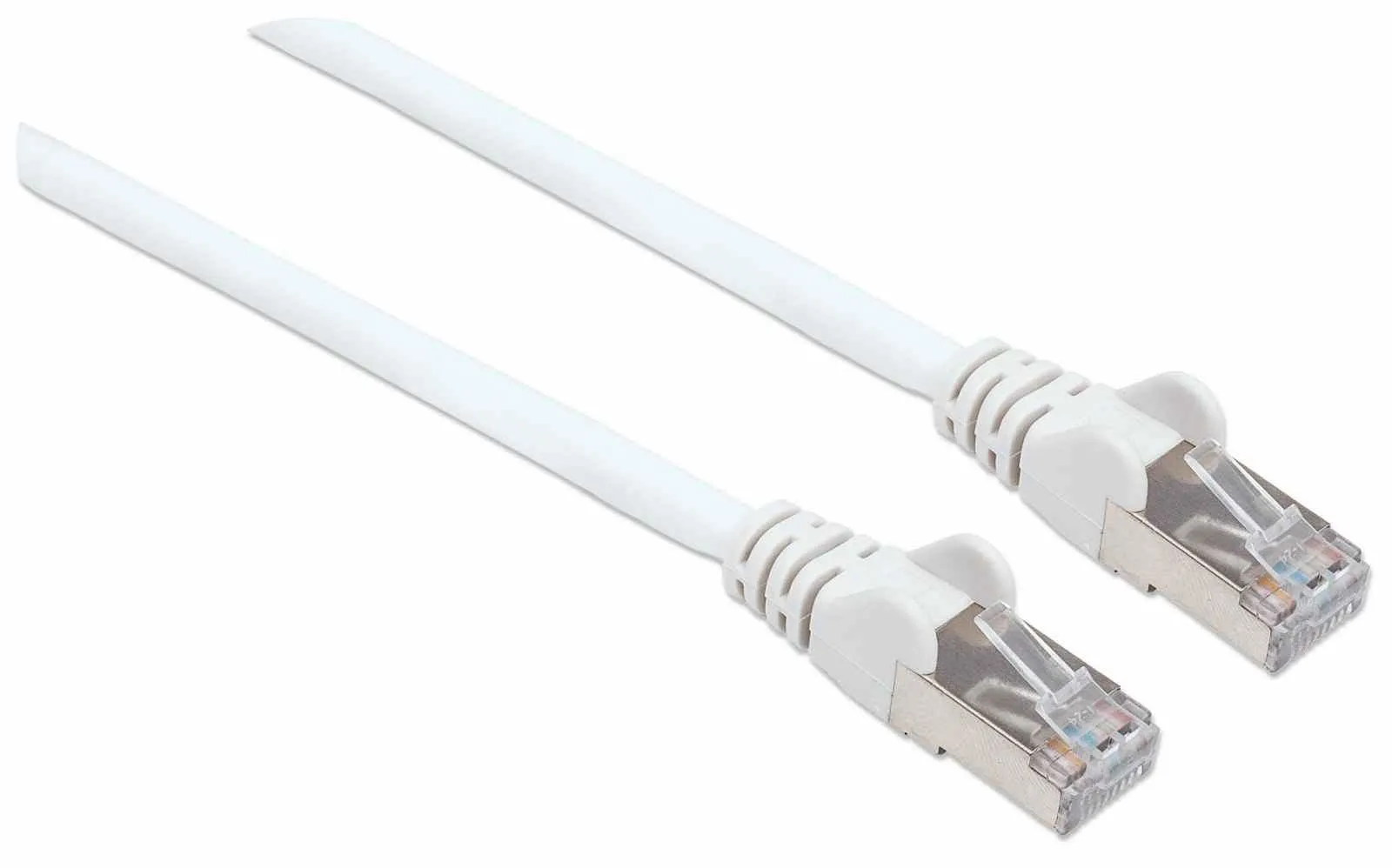 Intellinet Netzwerkkabel mit Cat6a-Stecker und Cat7-Rohkabel, S/FTP, 100% Kupfer, LS0H, 3 m, weiß – Bild 2