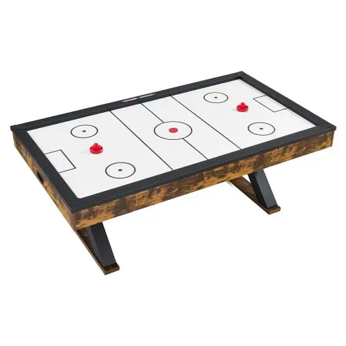 VEVOR Airhockeytisch 2135 x 1220 x 800 mm mit Elektronischem Punktesystem für Familienabende, Keller und Zuhause, Gleichmäßige Luftzirkulation, 2 Schläger, 2 Pucks, Eckenschutz und Verstellbare Füße – Bild 8