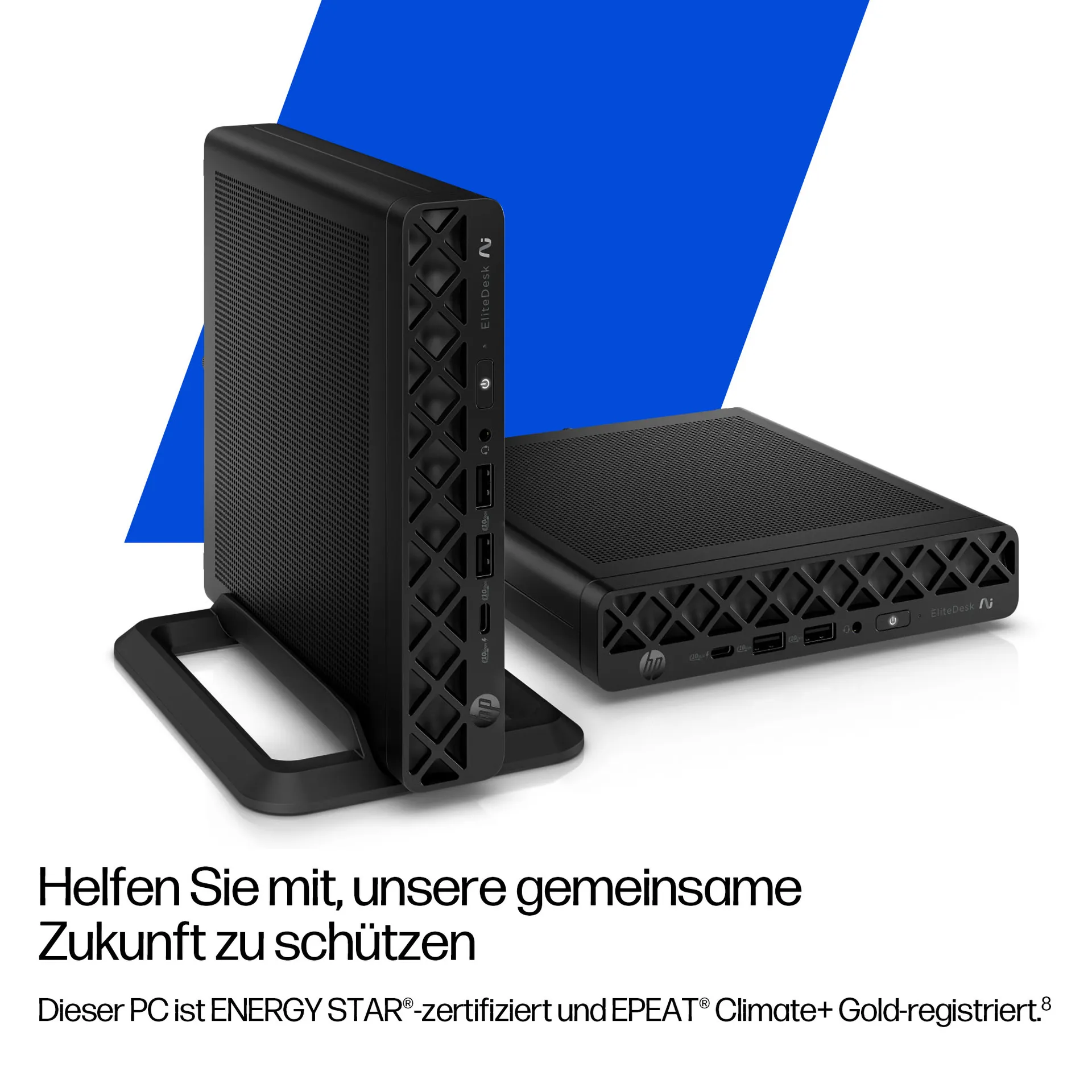 HP EliteDesk 8 Mini G1a Next Gen AI Copilot+ PC AMD Ryzen AI 5 340 32 GB DDR5-SDRAM 512 GB SSD Windows 11 Pro Mini PC Mini-PC AI PC Schwarz – Bild 5