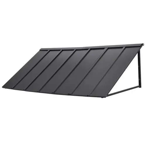 VEVOR Fenstermarkise 203x91x61 cm, Türvordach, stabile Außenmarkisen mit dreieckigem Stahlrahmen, Schutz vor Regen, Schnee und Sonnenlicht für Türeingänge, Fenster, Veranden, Balkone – Bild 10