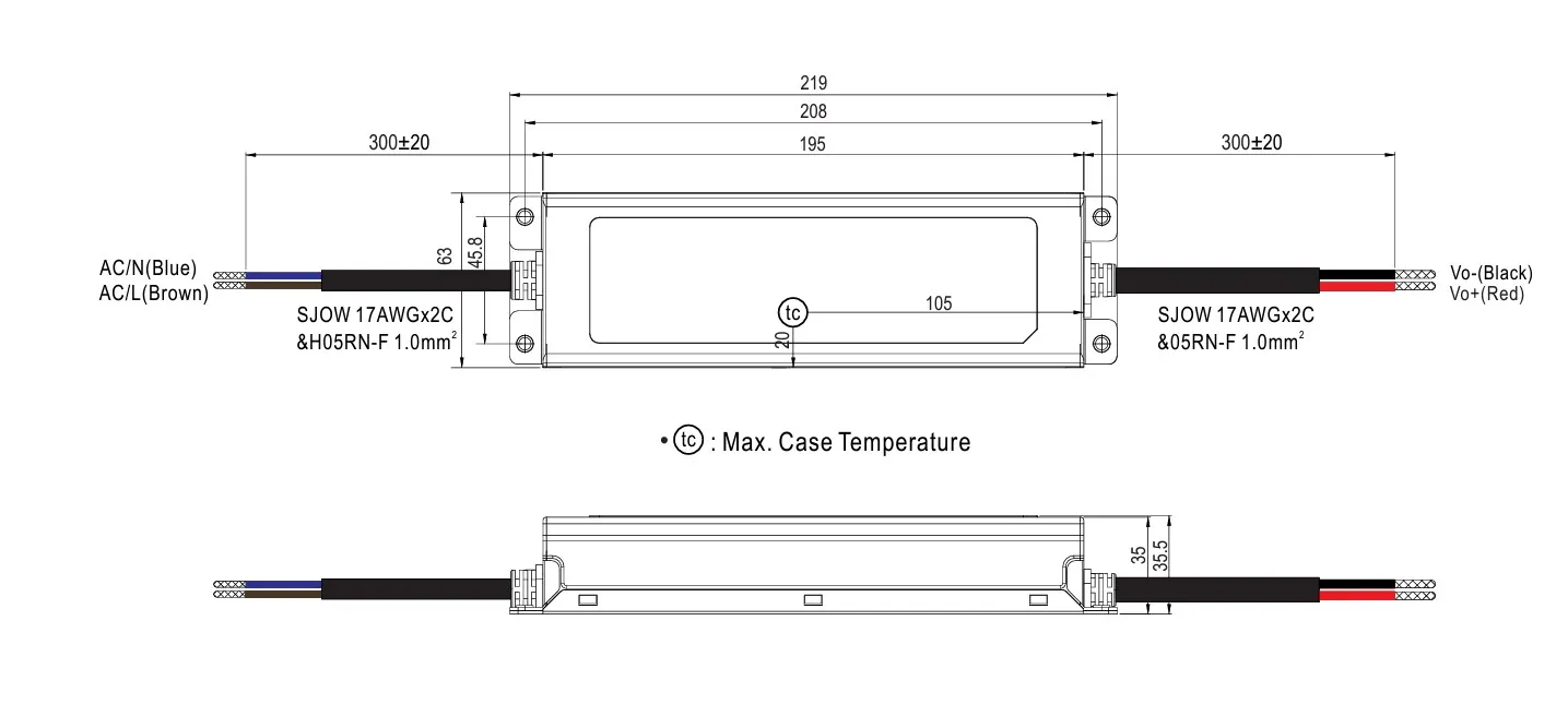 MEAN WELL Netzteil - 48V 150W IP67 – Bild 2