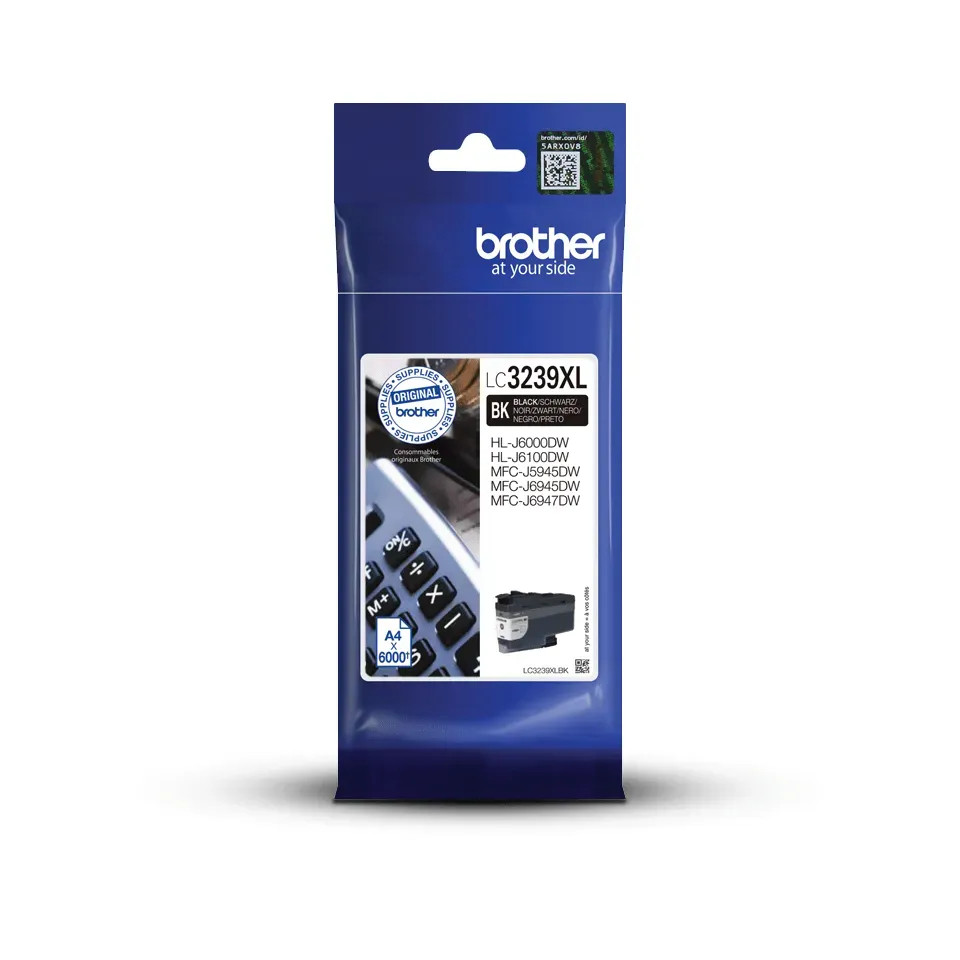 Brother LC-3239XLBK Druckerpatrone 1 Stück(e) Original Hohe (XL-) Ausbeute Schwarz Brother LC-3239XLBK Druckerpatrone 1 Stück(e) Original Hohe (XL-) Ausbeute Schwarz