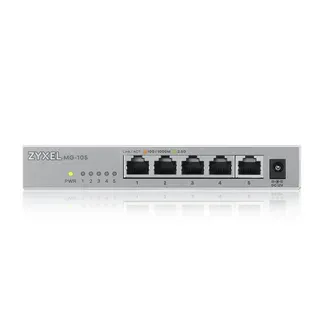 Zyxel XMG-105 Unmanaged 2.5G Ethernet (100/1000/2500) Grau Zyxel XMG-105 Unmanaged 2.5G Ethernet (100/1000/2500) Grau
