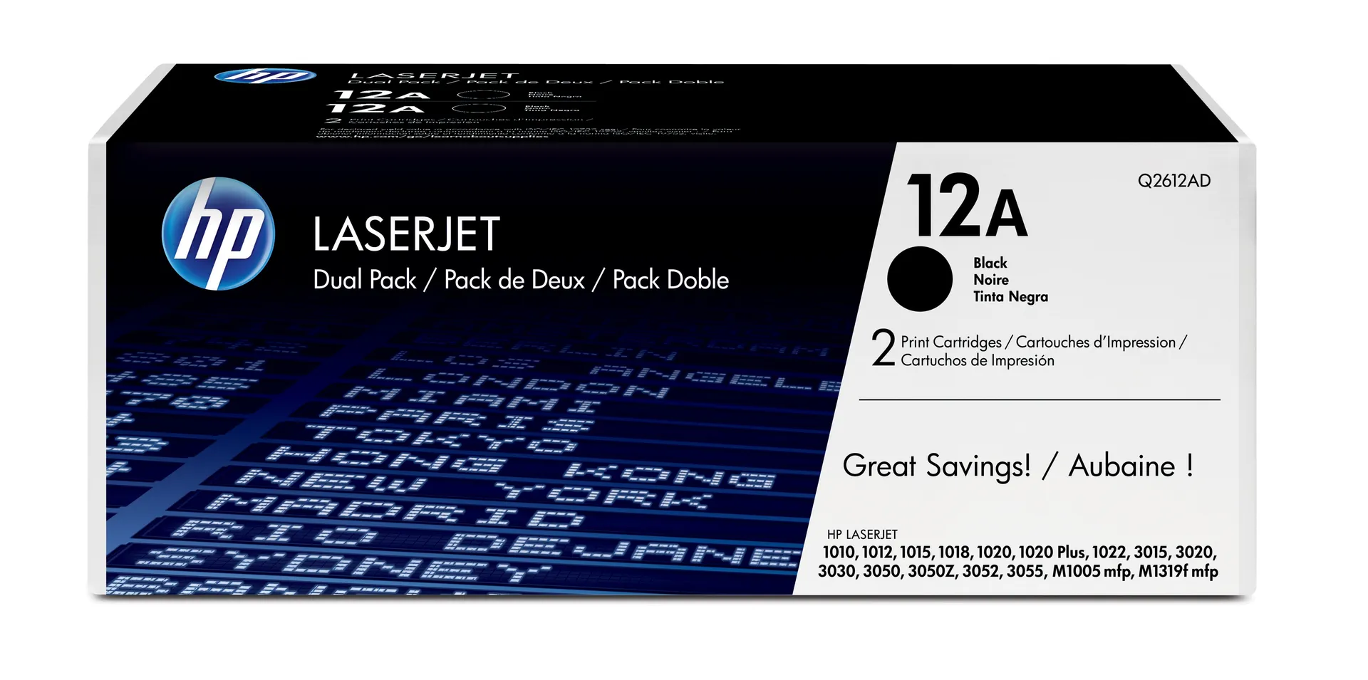 HP 12A 2er-Pack Schwarz Original LaserJet Tonerkartuschen HP 12A 2er-Pack Schwarz Original LaserJet Tonerkartuschen