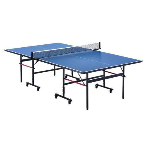 VEVOR Ping-Pong-Tisch, professionelles Tischtennisspiel, tragbarer MDF-Tischtennistisch für den Innenbereich, faltbarer Ping-Pong-Tisch mit Schnellklemmnetz und feststellbaren Rädern, einfacher Aufbau in 10 Minuten, 12 mm dicke Tischplatten VEVOR Ping-Pong-Tisch, professionelles Tischtennisspiel, tragbarer MDF-Tischtennistisch für den Innenbereich, faltbarer Ping-Pong-Tisch mit Schnellklemmnetz und feststellbaren Rädern, einfacher Aufbau in 10 Minuten, 12 mm dicke Tischplatten