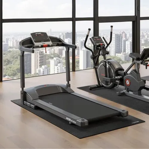 VEVOR Laufbandmatte für Teppichboden Bodenschutzmatte (90 x 200 cm) für Sportgeräte 4 mm dick, Trainingsgerätematte für Laufbänder Ellipsentrainer Rudergerät, hochdichter PVC-Bodenschutz – Bild 7