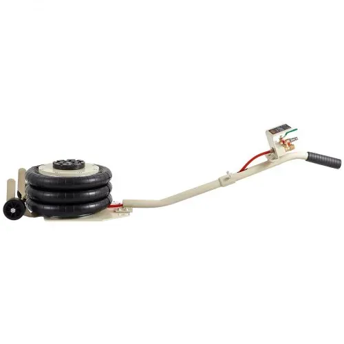 VEVOR Pneumatischer Wagenheber Air Jack 3 t, Weiß Dreifachbeutel-Luftheber 140-450 mm Hubhöhe Airbag Luftwagenheber mit langem Griff, 5 Minuten Hub Luftheber Wagenheber für SUV, Lkw, Pkw usw. – Bild 9